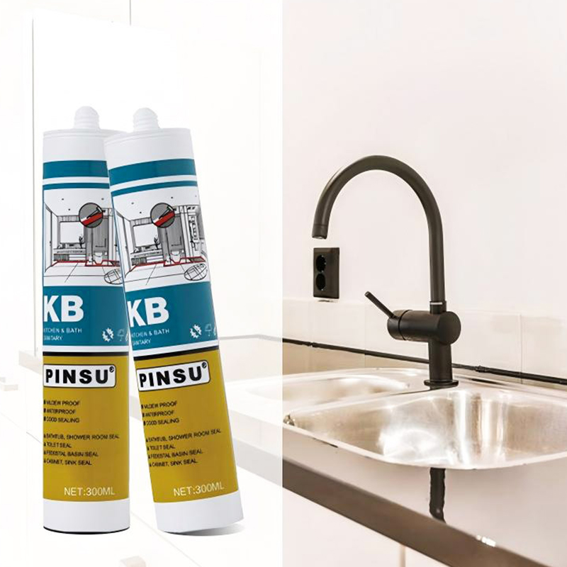 PINSU-KB Водонепроницаемый противогрибковый нейтральный силиконовый герметик для остекления PINSU-KB Водонепроницаемый противогрибковый нейтральный силиконовый герметик для остекления