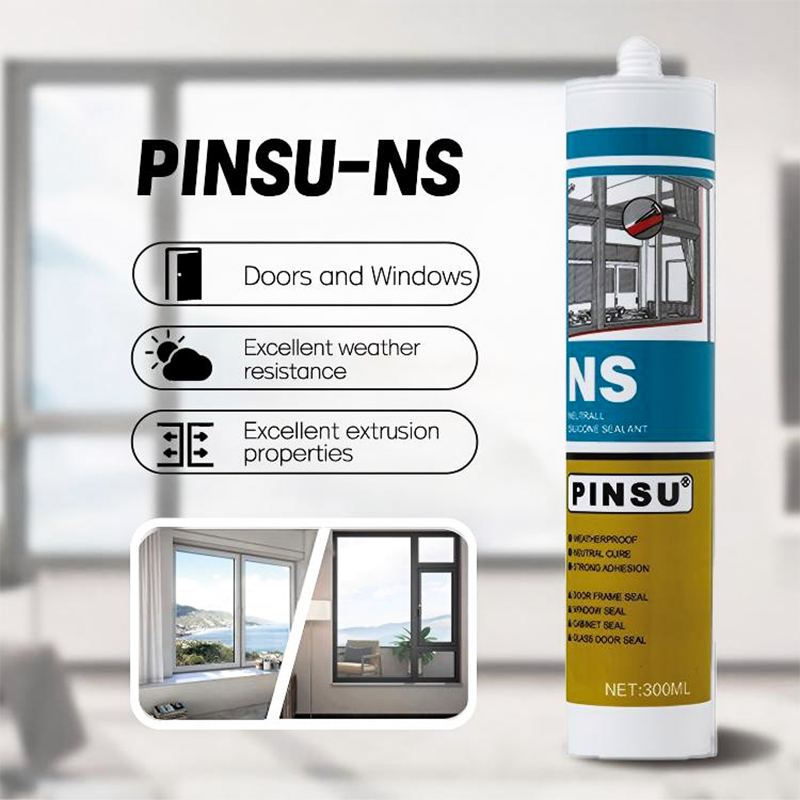 Нейтральный силиконовый герметик PINSU-NS, устойчивый к ультрафиолетовому излучению и атмосферным воздействиям Нейтральный силиконовый герметик PINSU-NS, устойчивый к ультрафиолетовому излучению и атмосферным воздействиям