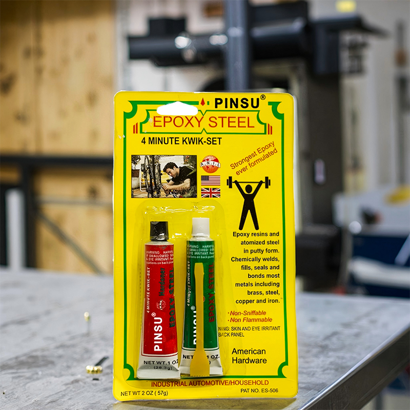 Высокопрочный эпоксидный клей PINSU AB - промышленный класс для металла, пластика, дерева Высокопрочный эпоксидный клей PINSU AB - промышленный класс для металла, пластика, дерева